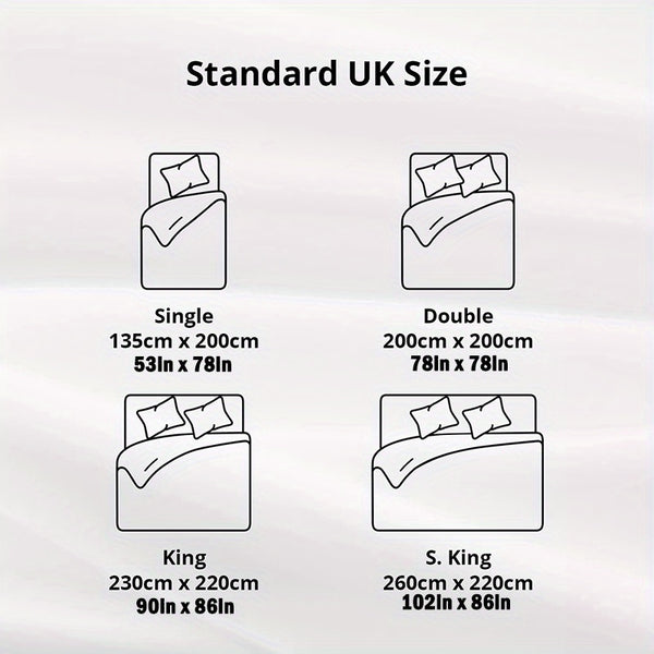 1 All-Season Hotel-Style Bedding Quilted Duvet- Ultra-Soft With Diamond Grid Design (White, Tog 10.5, 135x200cm/ 200x200cm/ 230x220cm/ 260x220cm)