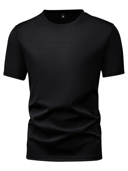 5pcs Men'S Short Sleeve T-Shirts Summer New Arrival Light Board Multi-Color Round Neck Clothing Pullover Casual Sports Apparel Men'S Tops