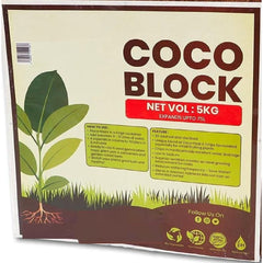 COCO BLOCK 5kg (70L) COCONUT FIBRE REPTILE FRIENDLY PLANTING COCO SOIL PH STABLE GROWING COMPOST HIGH MOISTURE RETENTION HEALTHY AERATION