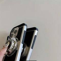 Phone Case: Creative Retro Camera Design Phone Case Women 3D Full Coverage with Detachable Strap Compatible with iPhone 11 12 13 14 15 16 17 Series Perfect Holiday Gift Idea