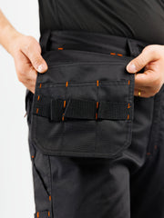 Men's Elastic Cargo Pants with Multiple Pockets, All-Season Style, 1 Piece, Middle Eastern Style