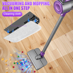 Handheld Stick Vacuum | Strong Suction, Dust Cup, Multiple Modes for Vacuuming, Mopping, and Sweeping | USB Charging, 60dB Low Noise, Compact Design, Ideal for Home, Carpets, Pet Hair Cleaning. Mother'S Day Gift/Birthday gift.