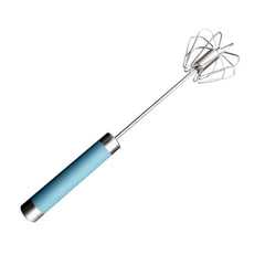 SUL Egg Whisk, Hand Push Whisk Blender, Egg Beater, Milk Frother, Rotating Push Mixer Stirrer for Whisking, Beating, Stirring