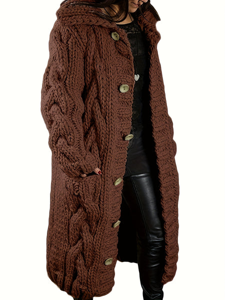 New Style Cardigan Sweater Coat | Fashionable Sweater, Casual V-neck Solid Color for Fall/Winter