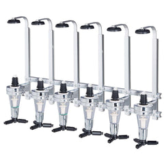 4/6 Bottle Optics for Spirits Bar Butler Wall Mounted Bottle Bracket Upside Down Drink Dispenser Stand Rack for Home Pub or Kitchen Bar, 30ml Optic Spirit Barware Set