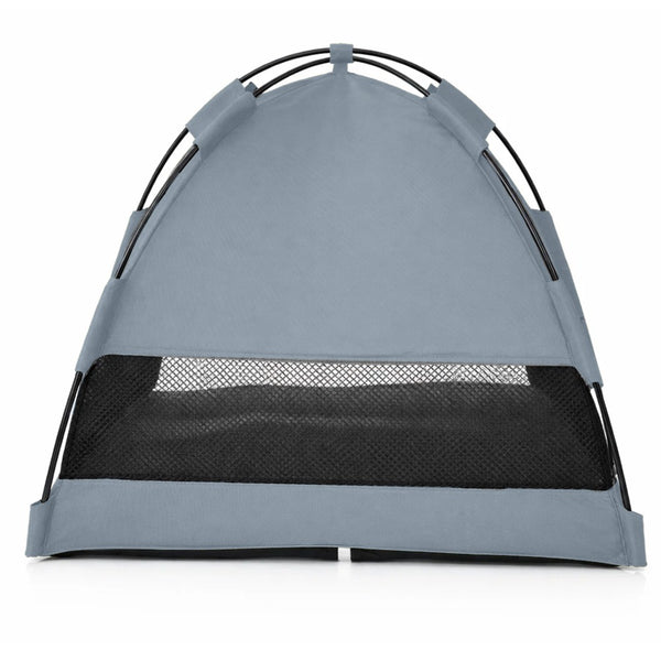 Cat Tent Cave Open Top Pet Kitten Tent Foldable Teepee with Removable Bed Mat for Small Dogs Cozy Monitoring Bed Portable Breathable House Bed Indoor Outdoor Travel
