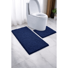 1pc Chenille Bath Mat – Soft Chenille Rug with Non-Slip Backing, Stylish Bathroom Rug, Machine Washable Bath Mat, Non-Slip Area Rug for Home Use