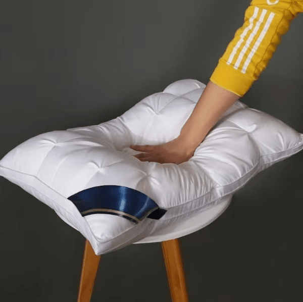 2pcs 3D Sleep Pillow, Hotel Style Same Design Non-Collapsing, Hypoallergenic, Soft, High Bounce, Zipper Closure, Machine Washable, for Adult, All Seasons Use, Multipurpose, Body Pillow Case, Comfortable Pillow for Sleeping