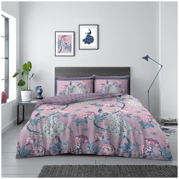 VELVETIO Alexia Printed Duvet Cover Set with Matching Pillowcases | Lightweight, Ultra Soft & Wrinkle-Resistant Comforter Cover with Secure Button Closure | Designed for Easy-Care and Long-Lasting Comfort | Available in Single Double & King Sizes | Stylis