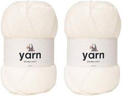Korbond DK Beige Yarn - 100G Acrylic Wool - Lightweight, Hypoallergenic & Durable Double Knit Crochet Yarn Knitting Wool (290M Total)