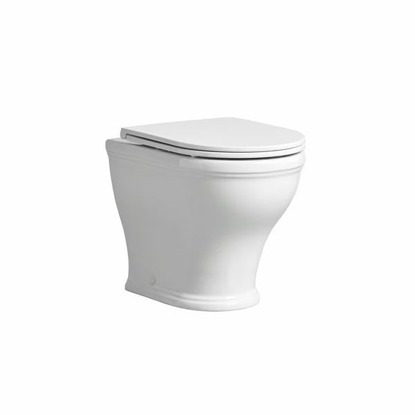 Tavistock Ashby Back to Wall Toilet with Pan and Seat