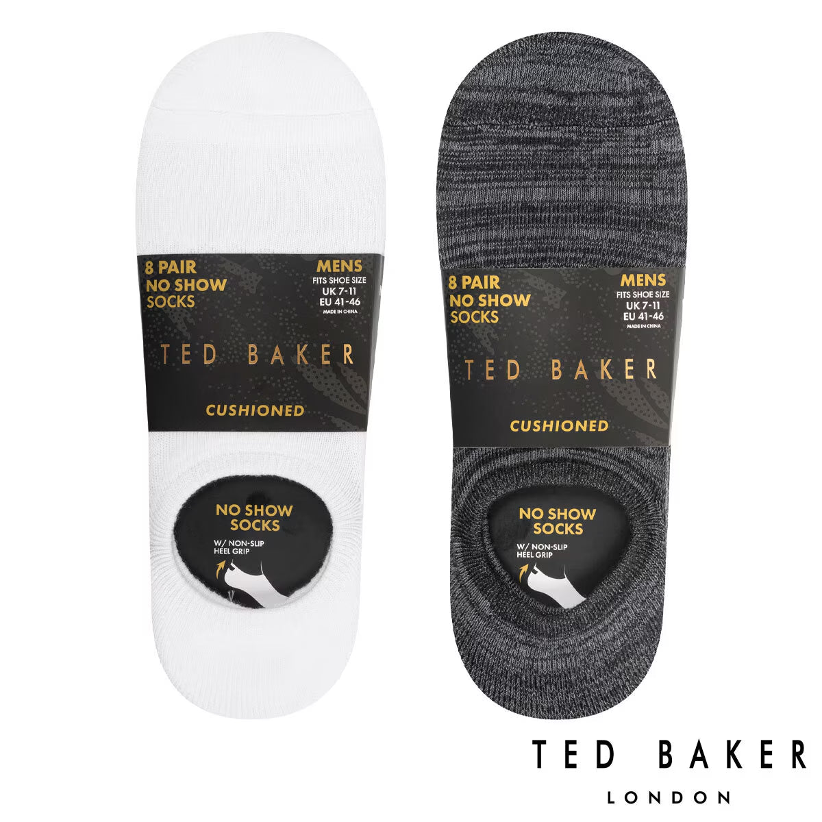 Ted Baker Men'S Liner Sock, 8 Pack