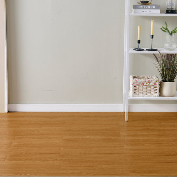 Self Adhesive Vinyl Flooring, Floor Planks with Wood Effect, 36pcs Waterproof PVC Floor Tiles for Bathroom Kitchen and All Flat Floor, Stick On Floor Tiles, 91.5x15.2cm 5m²