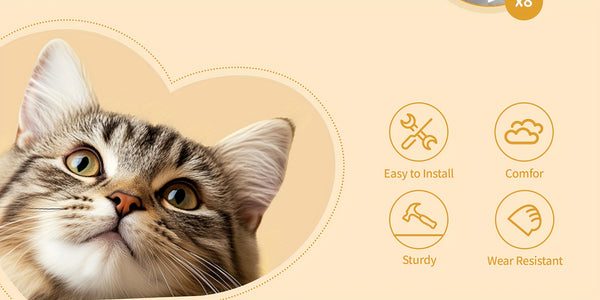 HZUANERI 180cm Multi-Level Cat Tree with 8 Scratching Posts, 3 Platforms, 2 Dens, Basket & Plush Balls - Durable Sisal Rope for Indoor Cats of All Sizes, Space-Saving Design for Climbing, Resting & Play, Cat Climbing Tower, Pet Activity Center, Modern Pet