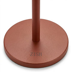 ZISH Toilet Roll Holder Free Standing - Stainless Steel Bathroom Toilet Paper Organizer and Dispenser - No Drill Toilet Roll Stand Freestanding - Up to 5 Toilet Roll Storage