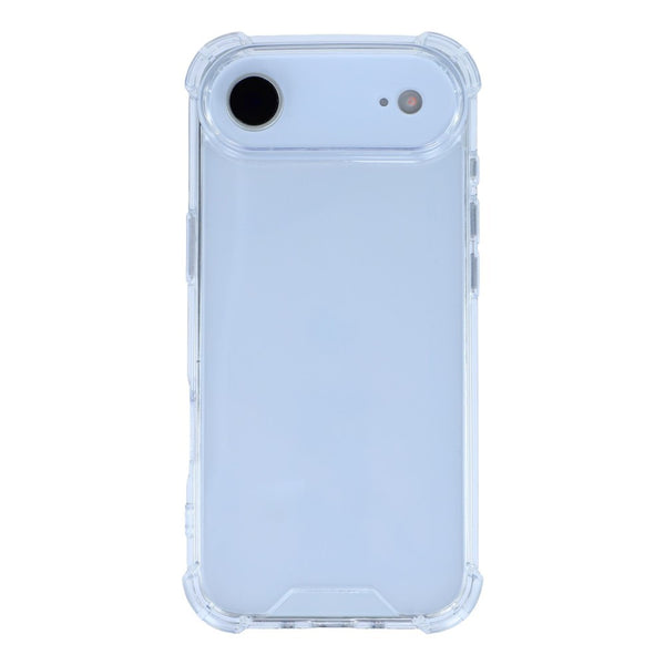 TVELO Clear Phone Case for iPhone 17, iphone 17 air, iphone 17 pro, iphone 17 pro max, Transparent Slim Fit Hard Protective Cover, Shockproof Mobile Case black greay