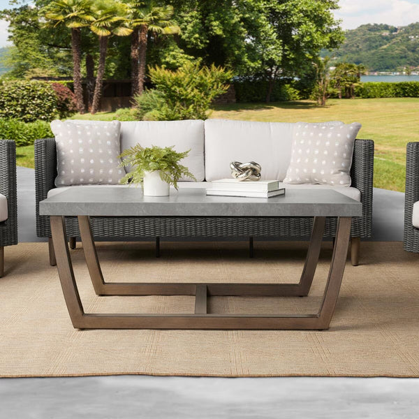 Agio Volos 4 Piece Deep Seating Patio Set + Cover