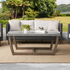 Agio Volos 4 Piece Deep Seating Patio Set + Cover