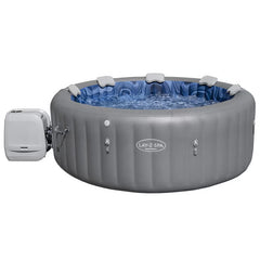 Lay-Z-Spa Santorini Maxhold Energysense Smart Luxe Hydrojet Pro, 7 Person Inflatable Spa