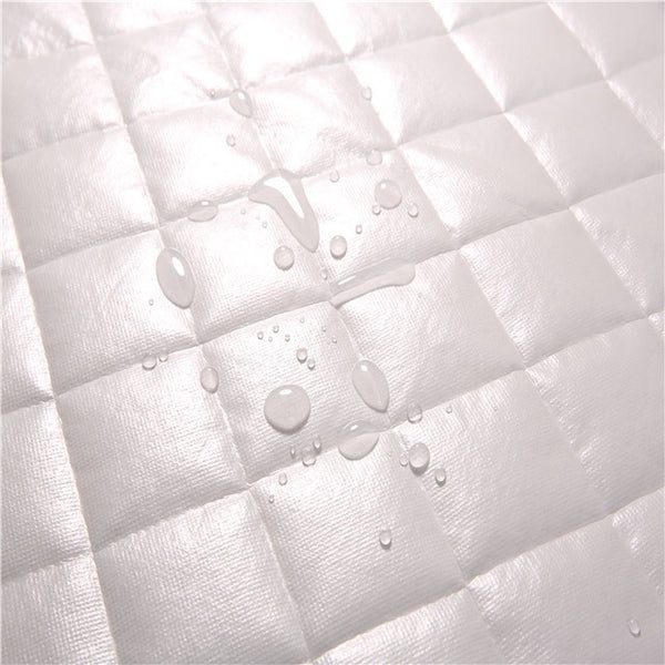 Mother's Day gift Premier Non-Noise Quilted Waterproof Mattress protector super-soft, Ultimate Comfort and Protection, stretch skirt fit all depth mattress, fitted sheets, easy care,white, TPU Coated, Breathable, Noiseless, All Seasonal Use