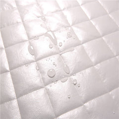 Mother's Day gift Premier Non-Noise Quilted Waterproof Mattress protector super-soft, Ultimate Comfort and Protection, stretch skirt fit all depth mattress, fitted sheets, easy care,white, TPU Coated, Breathable, Noiseless, All Seasonal Use