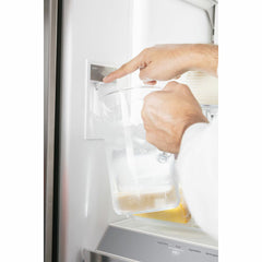 Bosch KFF96PIEP Multi Door Fridge Freezer, E Rated in Silver