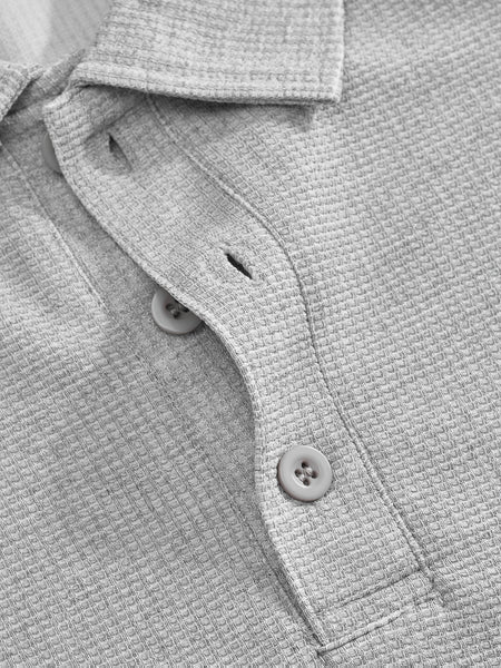 Men's 2pcs Set: Long-Sleeve Shirt and Drawstring Pants - Clean, Comfortable, Breathable