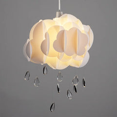 47Cm H Plastic Novelty Pendant Shade ( Screw on ) in White