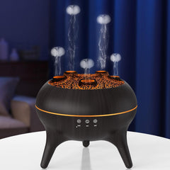 Essential Oil Diffuser for Bedroom, 250Ml Jellyfish Mist Flame Aromatherapy Air Humidifier, Aroma Diffuser with 8 Colour LED Lights, Timers, Waterless Auto Shut-Off