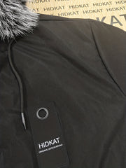 Men'S Mid-Length Oversized Hooded Jacket - Thick Fleece-Lined Full Zip Cardigan, with Drawstring Hood, Suitable for Cold Weather - Casual And Formal Outerwear, European And American Style, Perfect for Winter Layering