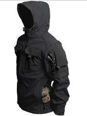 Spring Fall Men'S Jacket Fleece Jacket Outerwear, 100% Polyester, Classic Design, Windproof Warm Comfortable, Suitable for Outdoor Sports, Hiking, Camping, And