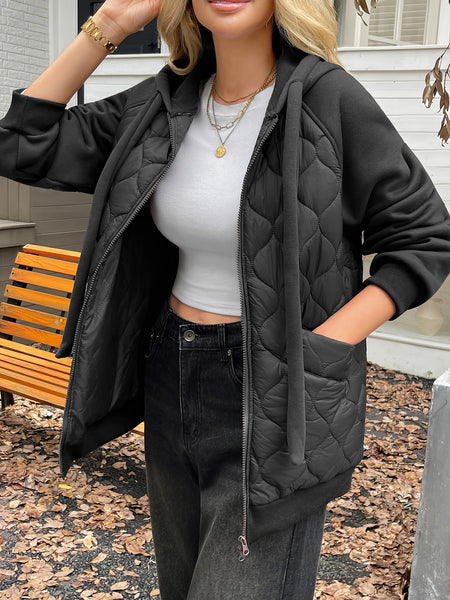 New Autumn And Winter Thickened Warm Jacket with a Loose Fit And Hood