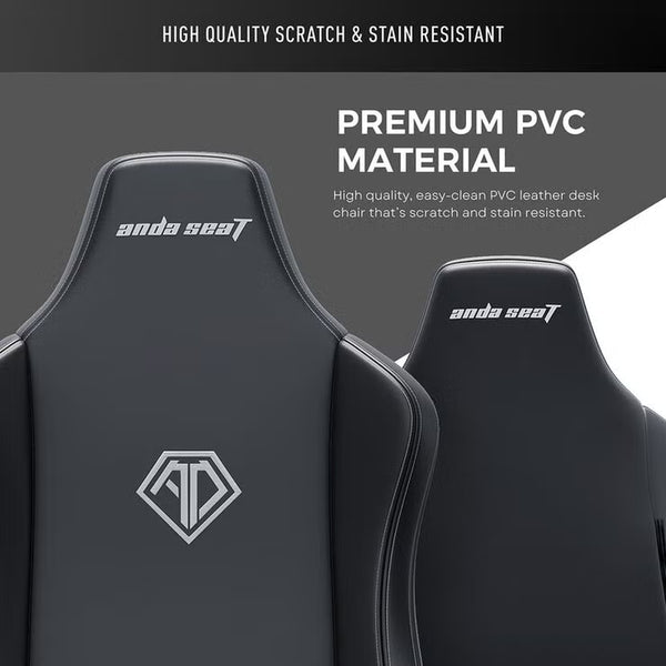 Anda Seat Novis Max Extra Large Gaming Chair, Black