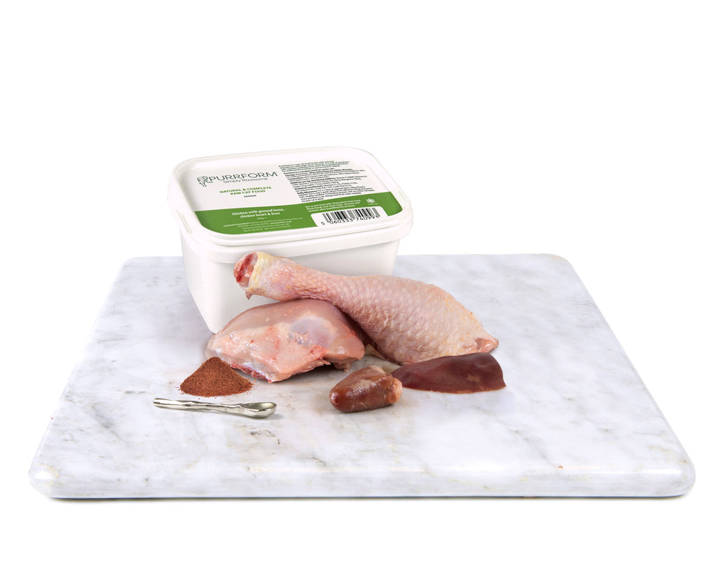 Chicken with Ground Bone with Chicken Liver & Heart