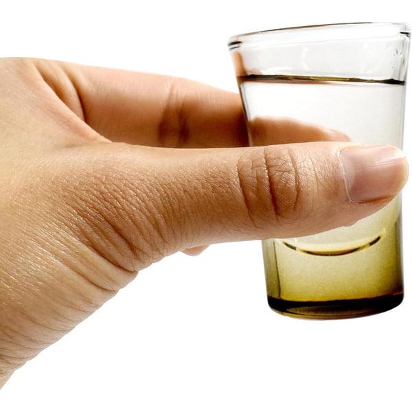Heavy Base Shot Glasses - 25ml Shot Glasses Set for Alcohol, Vodka, Expresso, Tequila & Desserts - Durable and Reusable for Home, Bars & Party
