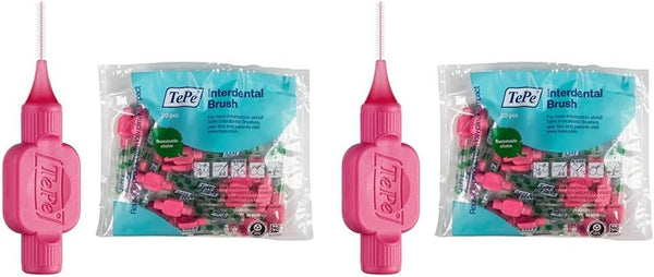Tepe Interdental Brush, Original, Yellow, 0.7Mm/Iso 4, 8Pcs, Efficient Cleaning between Teeth, Plaque Remover and Dental Flosser for Small Gaps