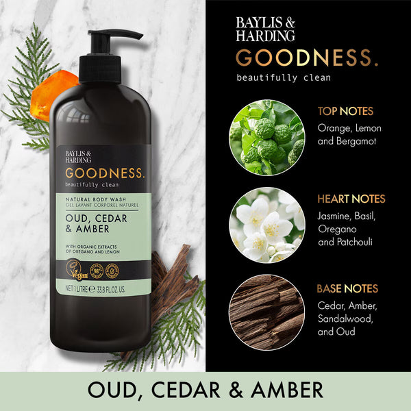 Baylis & Harding, Goodness Bodywash, 2 X 1L