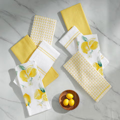 Caro Home Spring Kitchen Towels 8 Pack, in 3 Designs