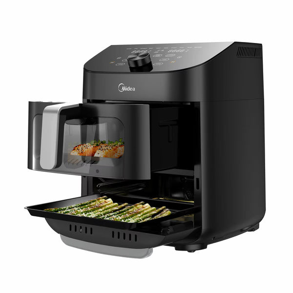 Midea Dual Basket Air Fryer 11L , MAF112B0BPKW