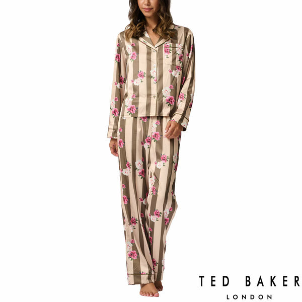 Ted Baker Ladies Satin PJ Set in 3 Colors