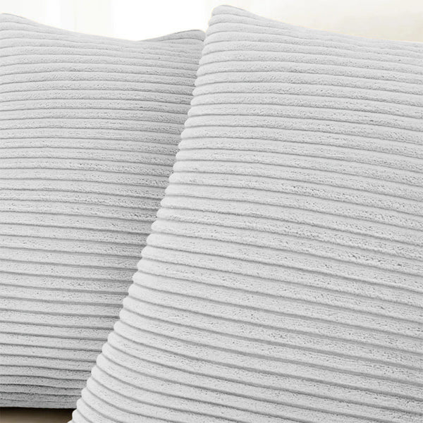 1pc Stripe Velvet Cushion Cover – Soft Luxury Cushion Case, Modern Textured Design, Machine Washable for Sofa & Bedroom Decor, Ideal Gift