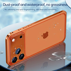 Phone Case - Metal Frame Bumper with Metal Lens Cover Elastic Strap Detachable Phone Case for Apple Iphone 17 Pro Max Durable Protective Cover