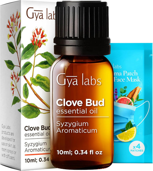 Gya Labs Rose Essential Oils for Skin - 100% Pure Natural Rose Oil for Face, Hair, Diffuser, Perfume & Candle Making Scent Aromatherapy (10Ml)