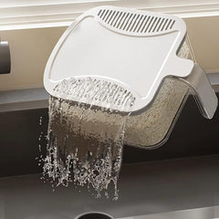 Rice Container Rice Dispenser Kitchen Holder with Measuring Cup, Dry Food Storage Containers, Kitchen Accessories, white, 5L