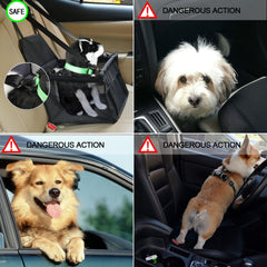 Pet car seat breathable mesh anti-dirt and anti-bite car pad pet supplies, one random color