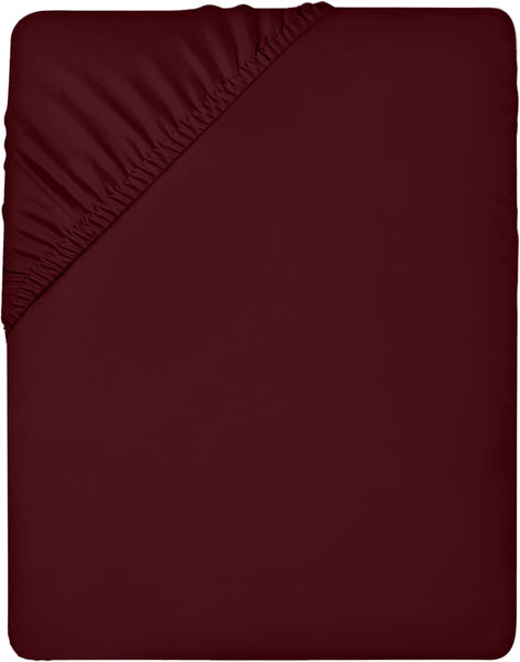 Utopia Bedding Fitted Sheet Double, Grey - Deep Pocket 14 Inch (35 Cm) - Easy Care - OEKO-TEX Certified - Soft Brushed Microfibre Fabric - Shrinkage and Fade Resistant - Bottom Sheet