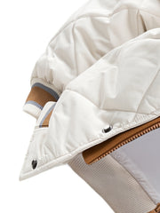 2025 New Men's Winter Warm Jacket with Letter Embroidery, Thickened Warm Casual Hooded 2-in-1 Look Padded Coat, Camping Christmas New Arrival