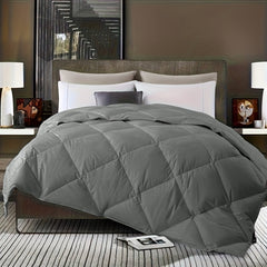TOG 4.5 | 10.5 | 15 - Ultra Soft Diamond Grid Quilted Comforter - Breathable, Warm for All Seasons | Hotel-Style Design | Multiple Sizes Available (Single, Double, King, Super King) Vacuum Packaging