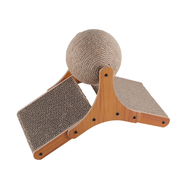 Cat Scratcher, Scratch-Proof Sisal Post | Stylish Vertical Cat Scratching Post with Cat Scratcher Ball, Durrable Thickened Cat Scratching Post for Indoor Cats
