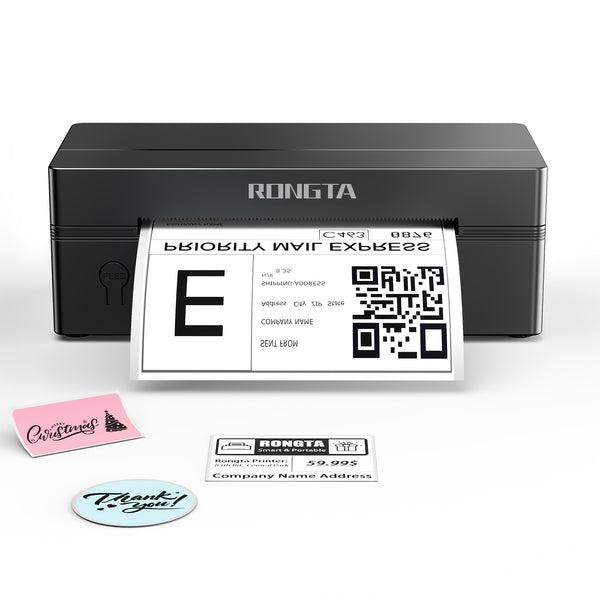 Rongta RP425 4x6 Thermal Label Printer - USB Powered & Wireless, Compatible with Android, Windows - Ideal for Small Business Owners, Packaging & Shipping